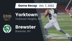 Recap: Yorktown  vs. Brewster  2022