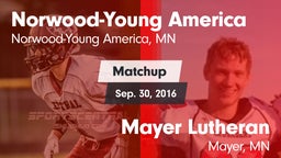 Matchup: Norwood-Young vs. Mayer Lutheran  2016