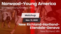 Matchup: Norwood-Young vs. New Richland-Hartland-Ellendale-Geneva  2020