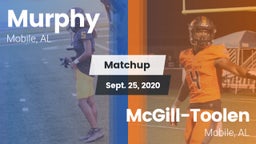 Matchup: Murphy  vs. McGill-Toolen  2020