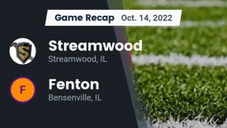 Recap: Streamwood  vs. Fenton  2022