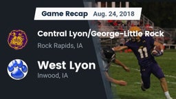 Recap: Central Lyon/George-Little Rock  vs. West Lyon  2018