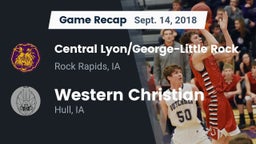 Recap: Central Lyon/George-Little Rock  vs. Western Christian  2018