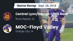 Recap: Central Lyon/George-Little Rock  vs. MOC-Floyd Valley  2018