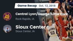 Recap: Central Lyon/George-Little Rock  vs. Sioux Center  2018