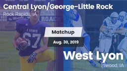 Matchup: Central vs. West Lyon  2019
