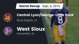 Recap: Central Lyon/George-Little Rock  vs. West Sioux  2019