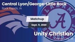 Matchup: Central vs. Unity Christian  2020
