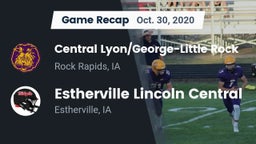 Recap: Central Lyon/George-Little Rock  vs. Estherville Lincoln Central  2020
