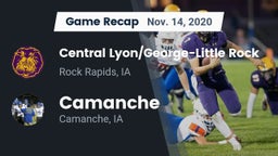 Recap: Central Lyon/George-Little Rock  vs. Camanche  2020