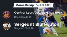 Recap: Central Lyon/George-Little Rock  vs. Sergeant Bluff-Luton  2021