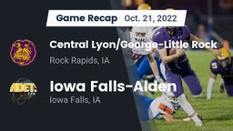 Recap: Central Lyon/George-Little Rock  vs. Iowa Falls-Alden  2022