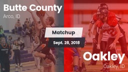 Matchup: Butte County High Sc vs. Oakley  2018