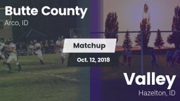 Matchup: Butte County High Sc vs. Valley  2018