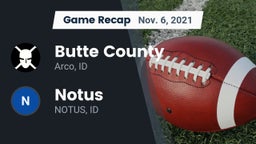 Recap: Butte County  vs. Notus  2021