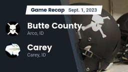 Recap: Butte County  vs. Carey  2023
