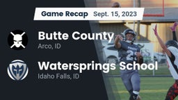 Recap: Butte County  vs. Watersprings School 2023
