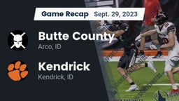 Recap: Butte County  vs. Kendrick  2023
