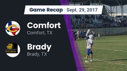 Recap: Comfort  vs. Brady  2017