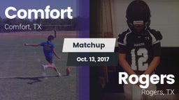 Matchup: Comfort  vs. Rogers  2017