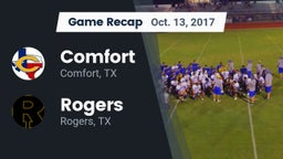 Recap: Comfort  vs. Rogers  2017