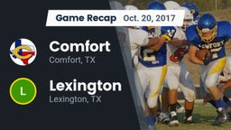 Recap: Comfort  vs. Lexington  2017