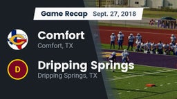 Recap: Comfort  vs. Dripping Springs  2018
