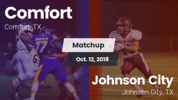 Matchup: Comfort  vs. Johnson City  2018