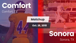 Matchup: Comfort  vs. Sonora  2018