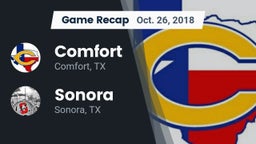 Recap: Comfort  vs. Sonora  2018