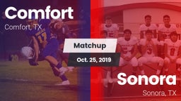 Matchup: Comfort  vs. Sonora  2019