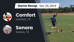 Recap: Comfort  vs. Sonora  2019