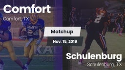 Matchup: Comfort  vs. Schulenburg  2019