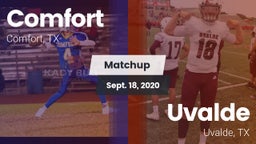 Matchup: Comfort  vs. Uvalde  2020