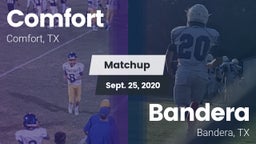 Matchup: Comfort  vs. Bandera  2020