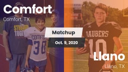 Matchup: Comfort  vs. Llano  2020
