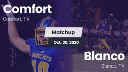 Matchup: Comfort  vs. Blanco  2020