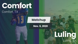 Matchup: Comfort  vs. Luling  2020