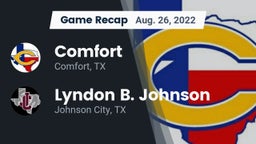 Recap: Comfort  vs. Lyndon B. Johnson  2022