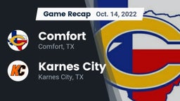 Recap: Comfort  vs. Karnes City  2022