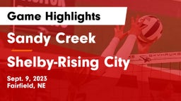 Sandy Creek  vs Shelby-Rising City  Game Highlights - Sept. 9, 2023