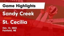 Sandy Creek  vs St. Cecilia  Game Highlights - Oct. 12, 2023