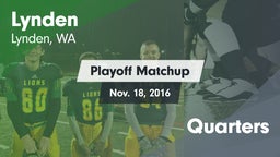 Matchup: Lynden  vs. Quarters 2016