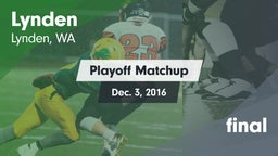 Matchup: Lynden  vs. final 2016