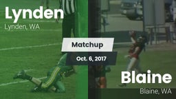 Matchup: Lynden  vs. Blaine  2017