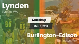 Matchup: Lynden  vs. Burlington-Edison  2018