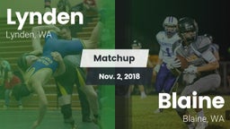 Matchup: Lynden  vs. Blaine  2018