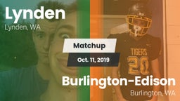 Matchup: Lynden  vs. Burlington-Edison  2019