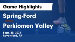 Spring-Ford  vs Perkiomen Valley  Game Highlights - Sept. 20, 2021