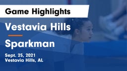 Vestavia Hills  vs Sparkman  Game Highlights - Sept. 25, 2021